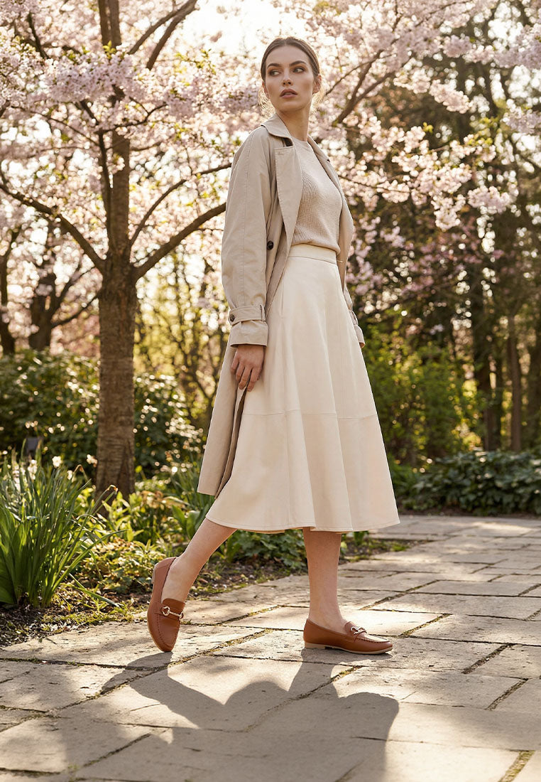 pingle horsebit faux leather loafers#color_tan