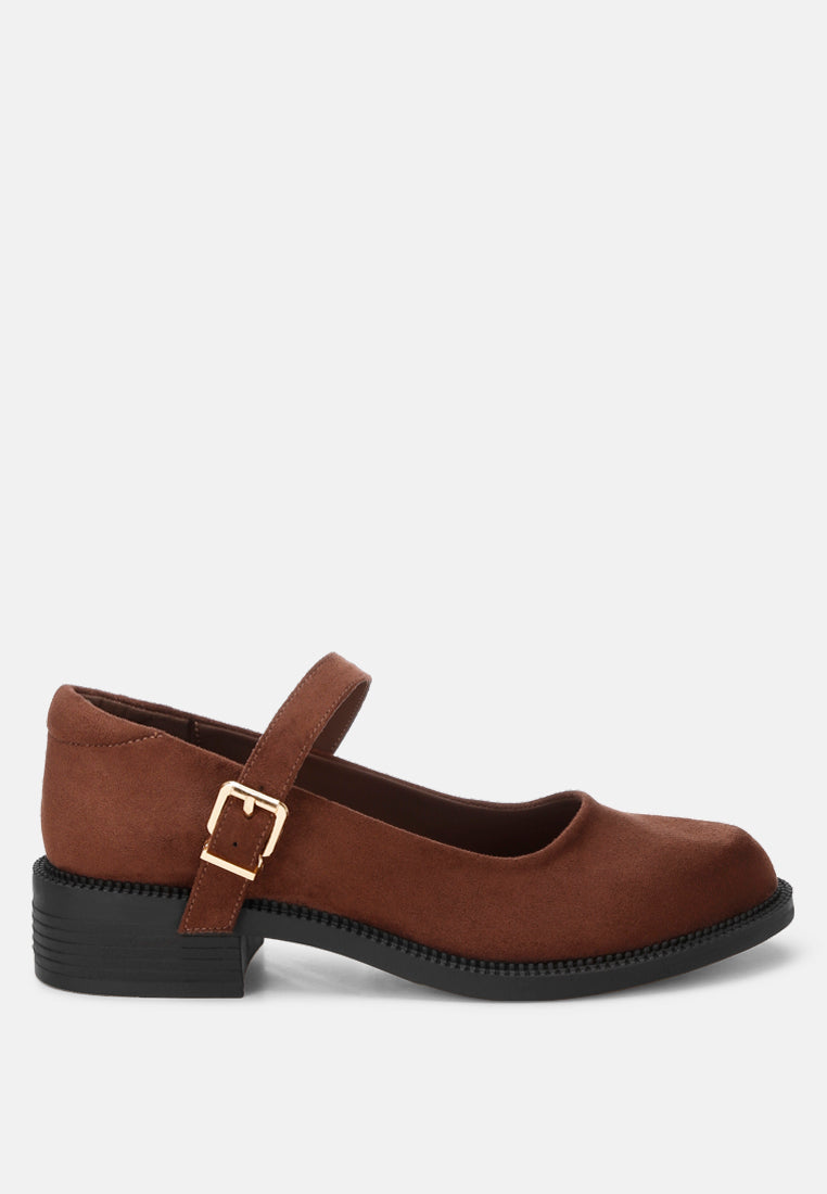 block heel mary janes by ft#color_brown