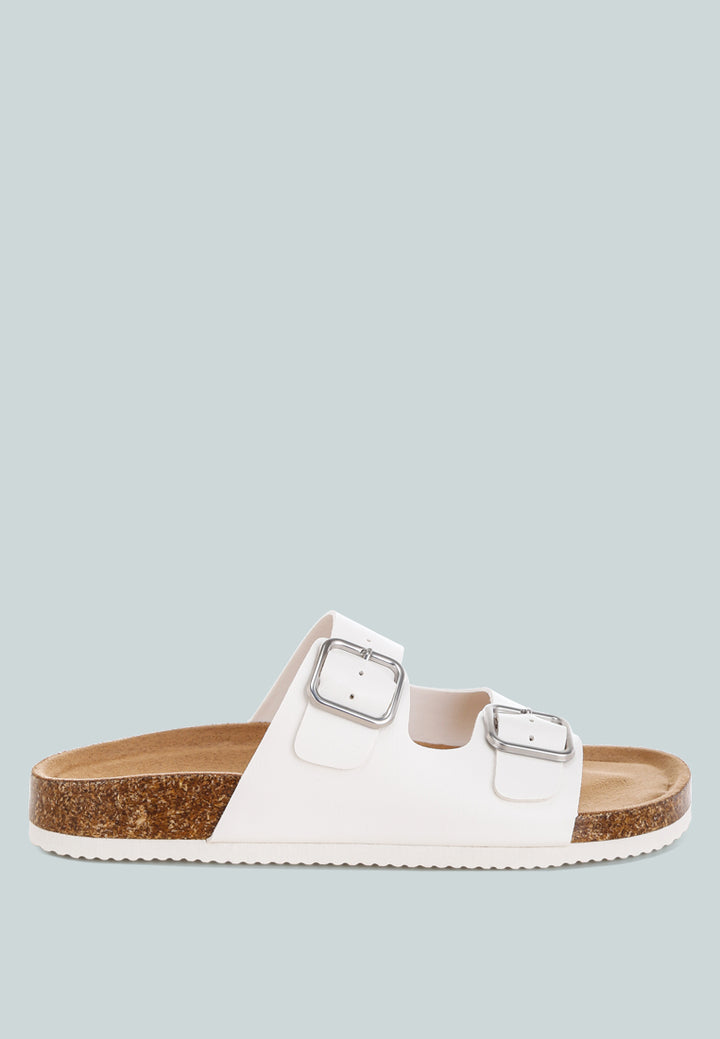 gloriosa the double strap slide sandals#color_white-nubuck-faux-leather