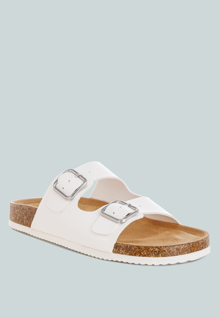 gloriosa the double strap slide sandals#color_white-nubuck-faux-leather