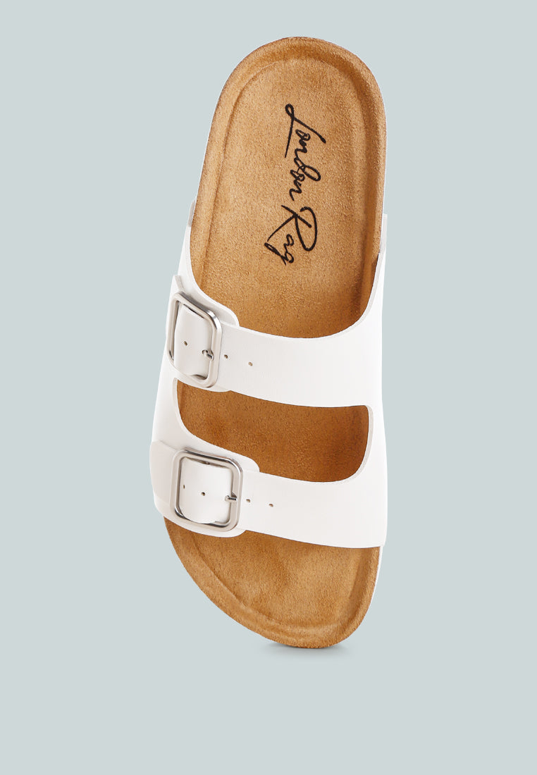 gloriosa the double strap slide sandals#color_white-nubuck-faux-leather