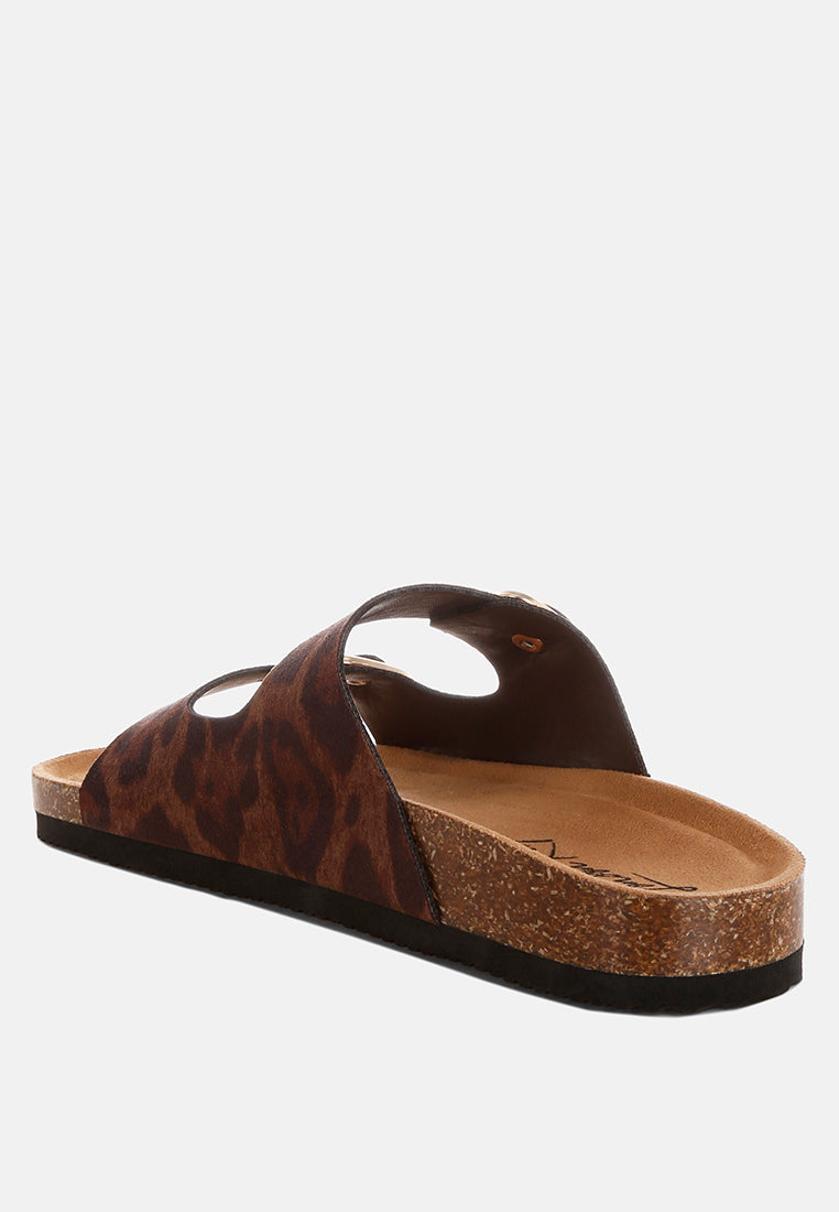 gloriosa the double strap slide sandals#color_leopard-nubuck-faux-leather