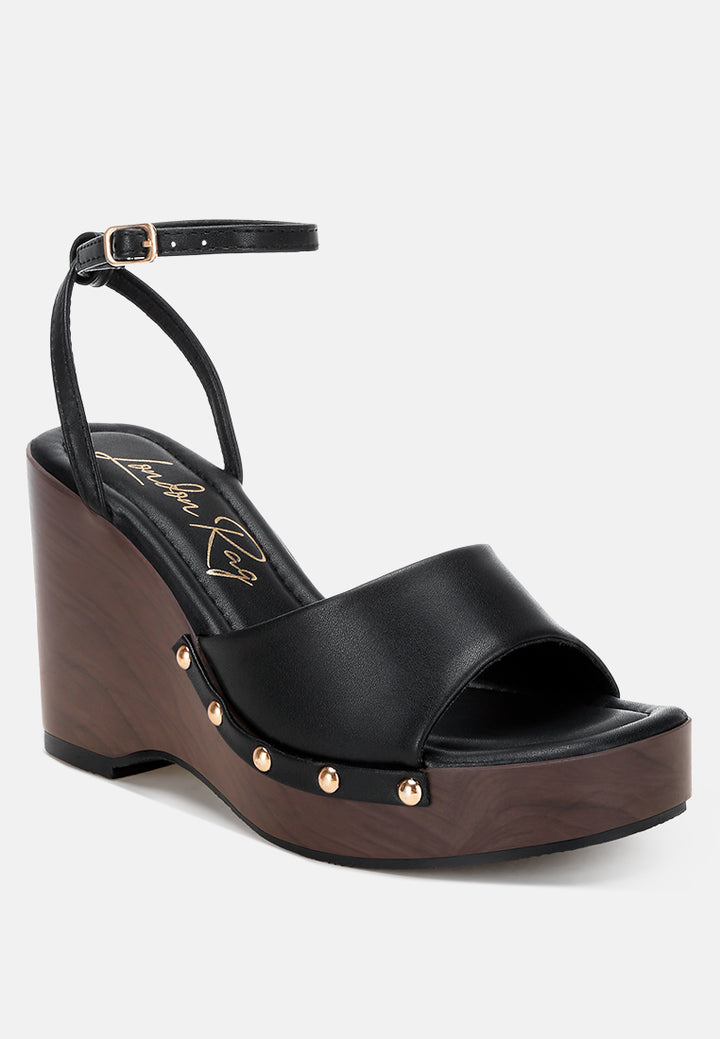 colada ankle strap studded wedges by ft#color_black