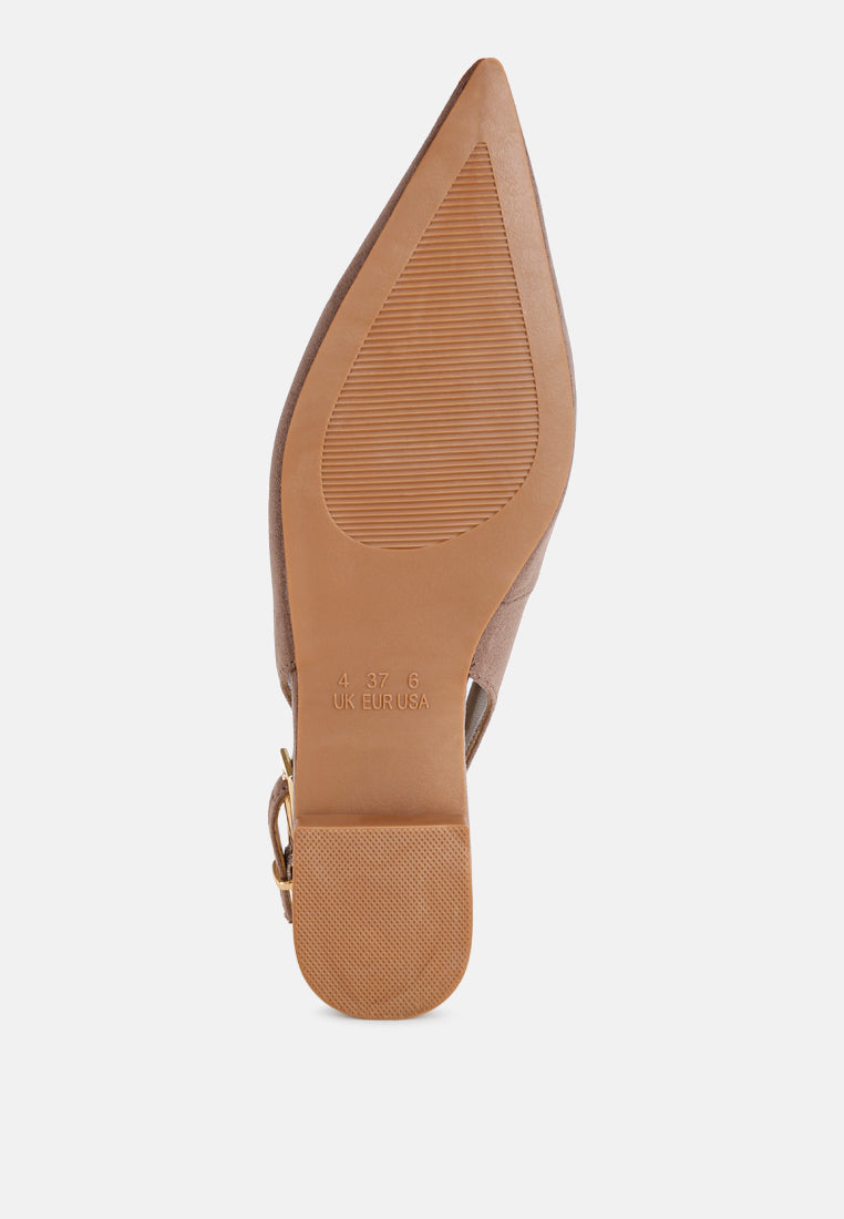 temptest pointed toe buckle sandals#color_taupe-suede