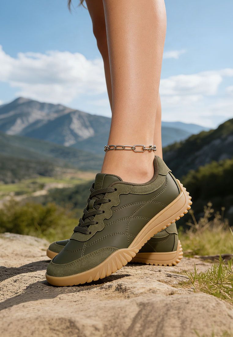 stany classic anti-skid sneakers#color_olive-faux-leather-textile