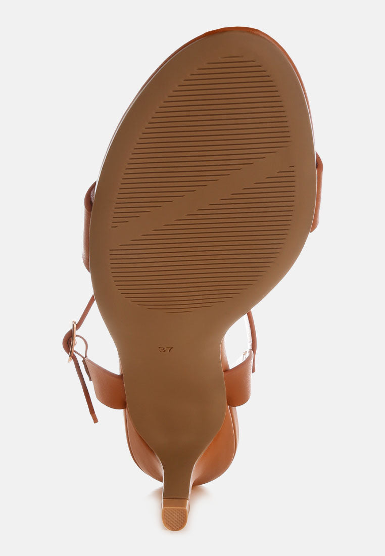 pin buckle kitten heel sandals by ft#color_tan
