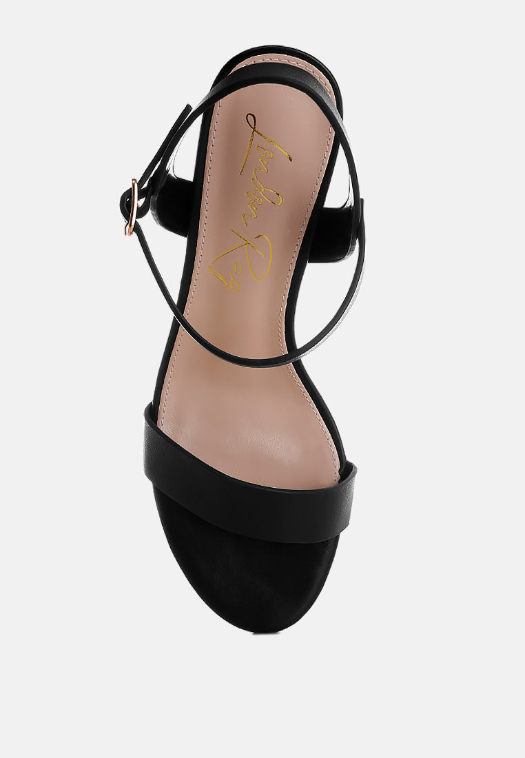 pin buckle kitten heel sandals by ft#color_black