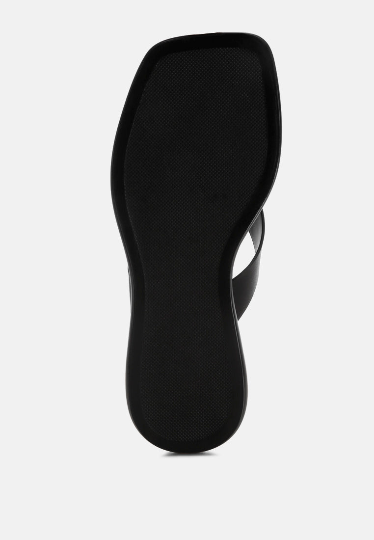 thong toe slip-ons by ft#color_black