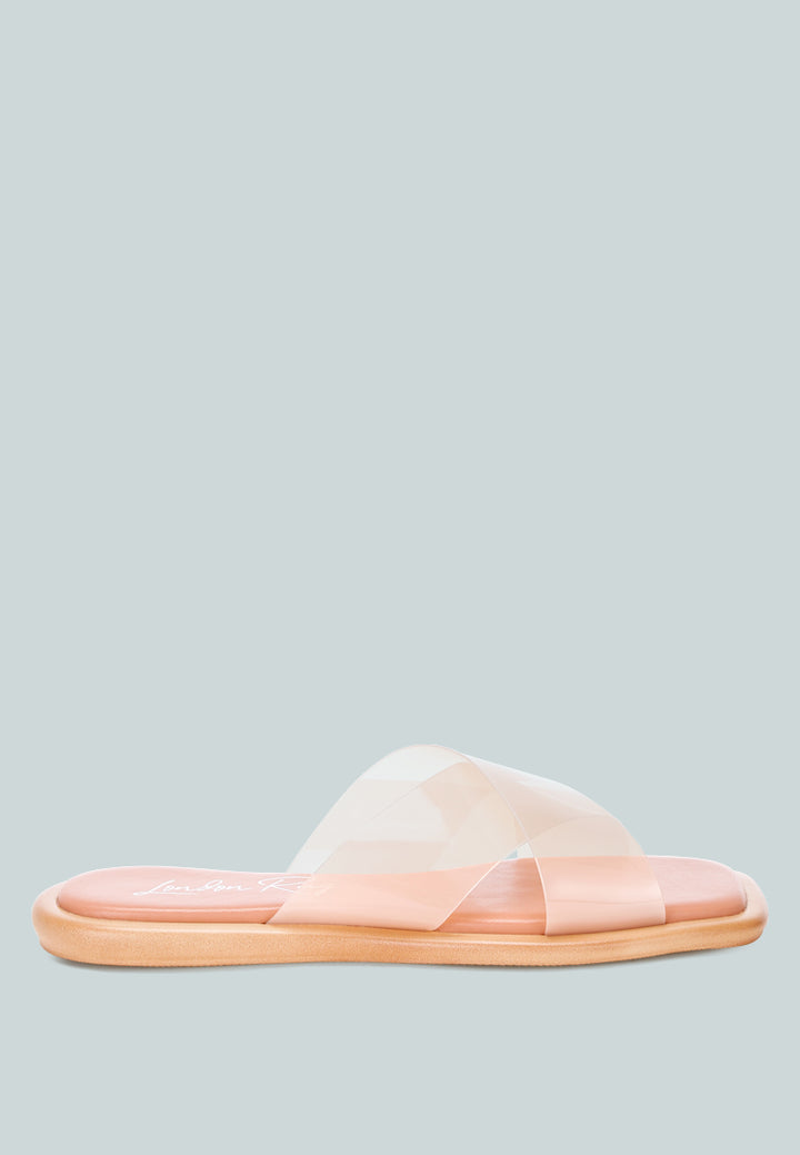 criss cross strap slip ons by ft#color_pink