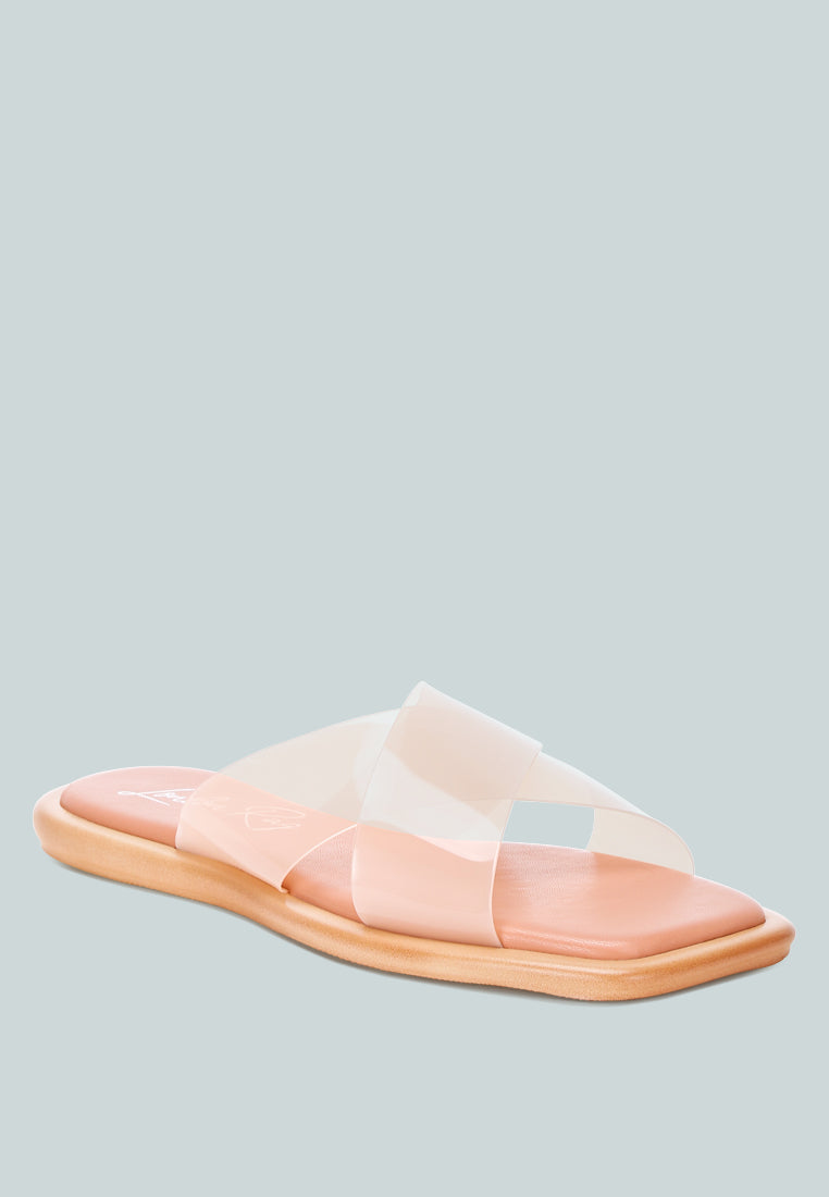 criss cross strap slip ons by ft#color_pink