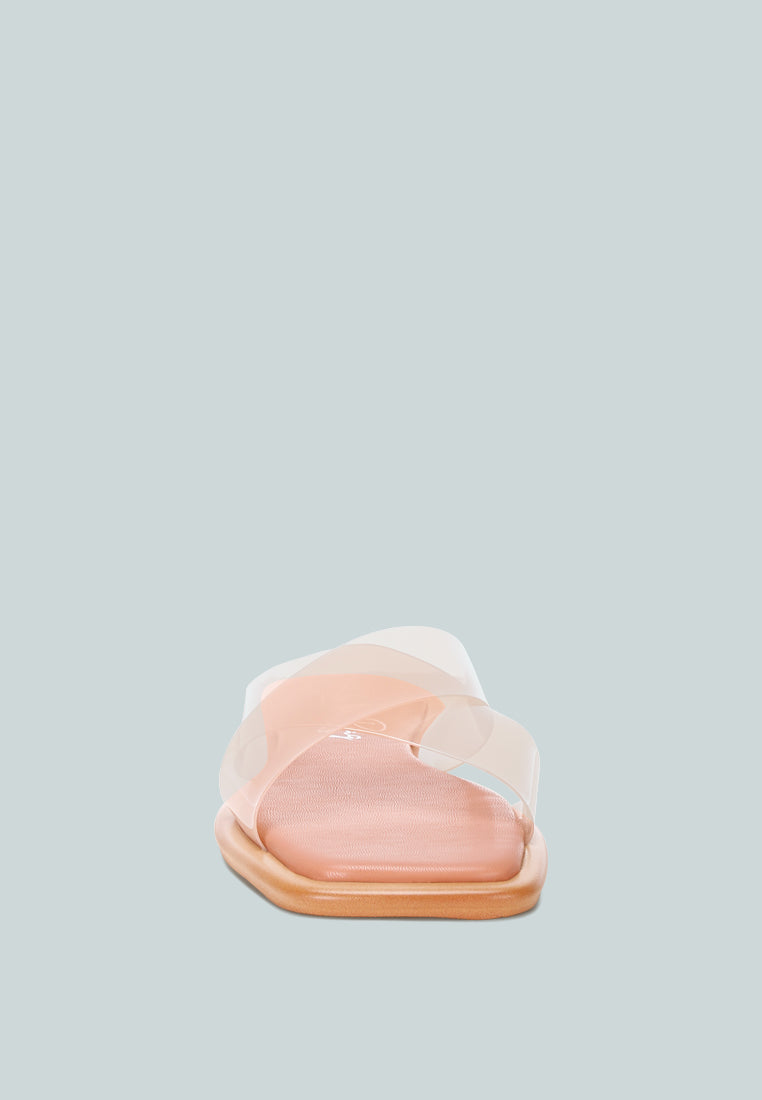 criss cross strap slip ons by ft#color_pink
