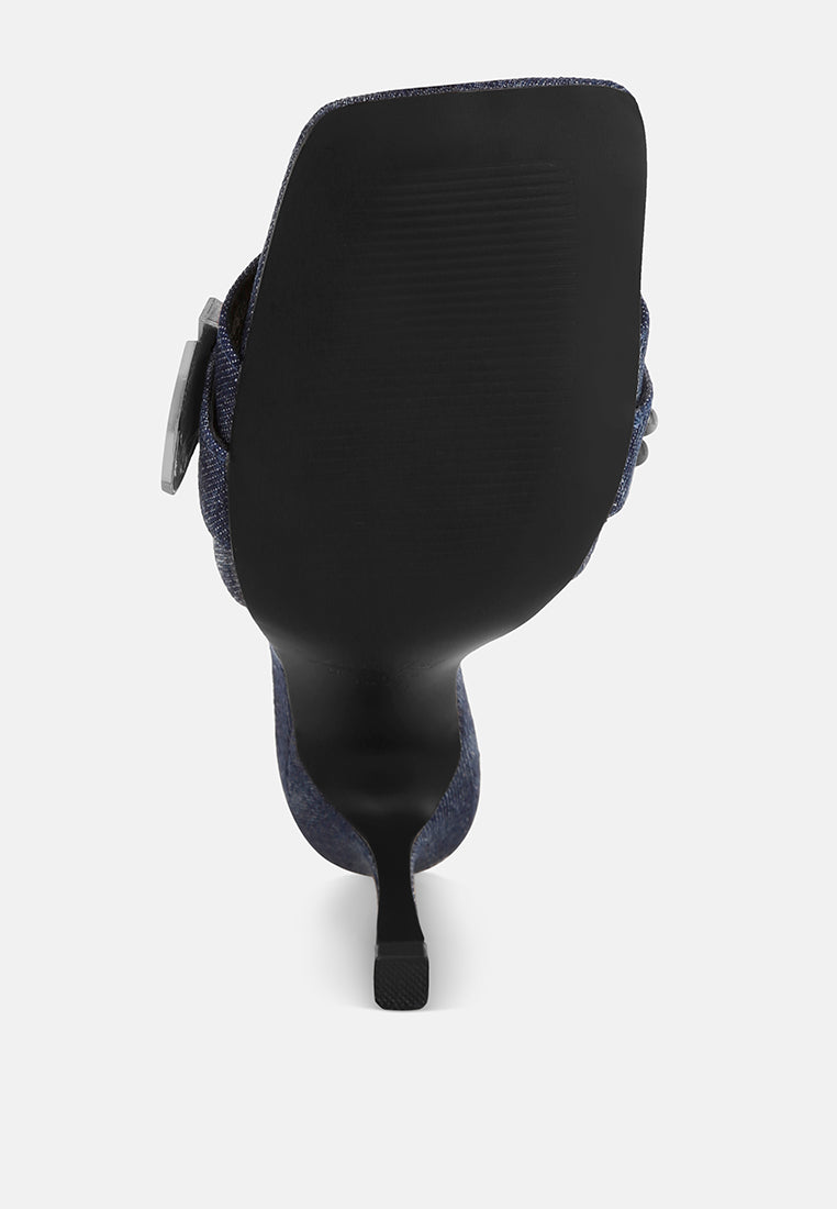 Tacones de aguja con correa y hebilla Marais#color_denim