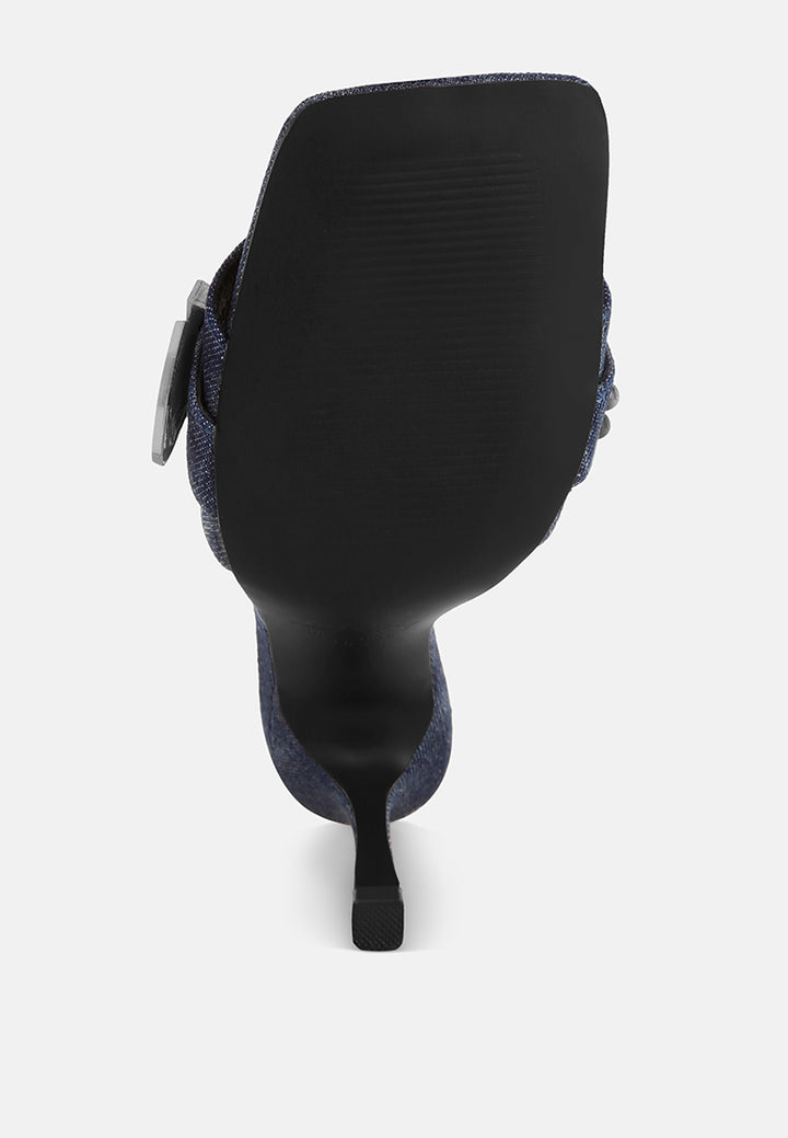 Tacones de aguja con correa y hebilla Marais#color_denim