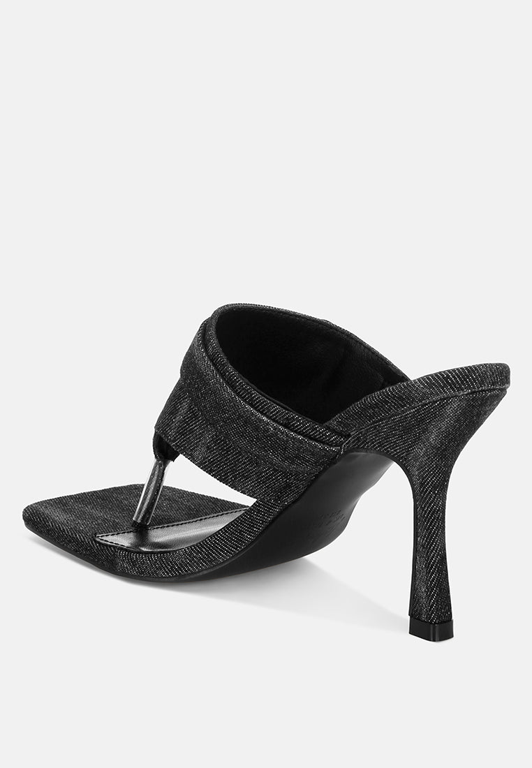 Camden Denim Slip On Sandals#color_black-denim