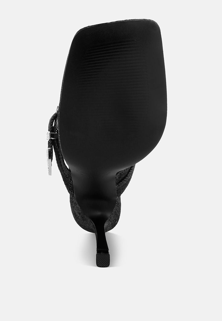Camden Denim Slip On Sandals#color_black-denim