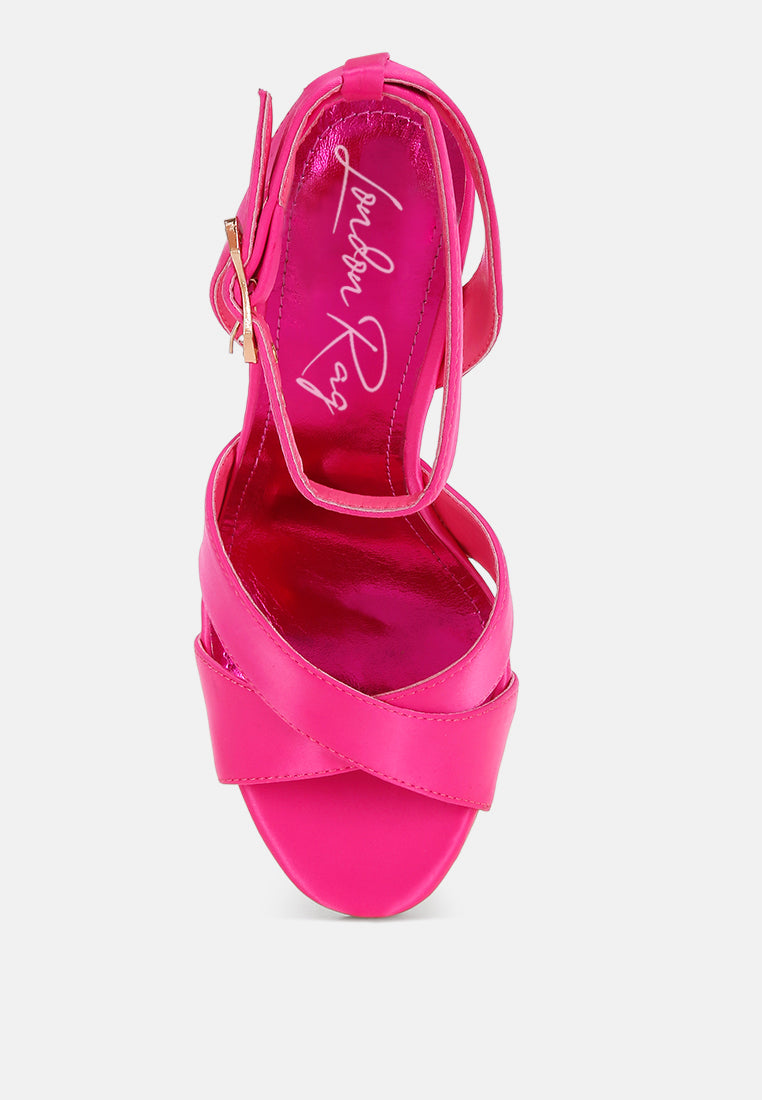 crystal & diamante pin buckle fantasy heels#color_fuchsia