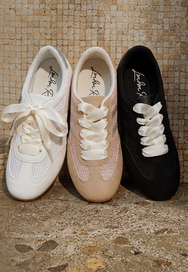 Nymera Lace Up Casual Sneakers#color_black
