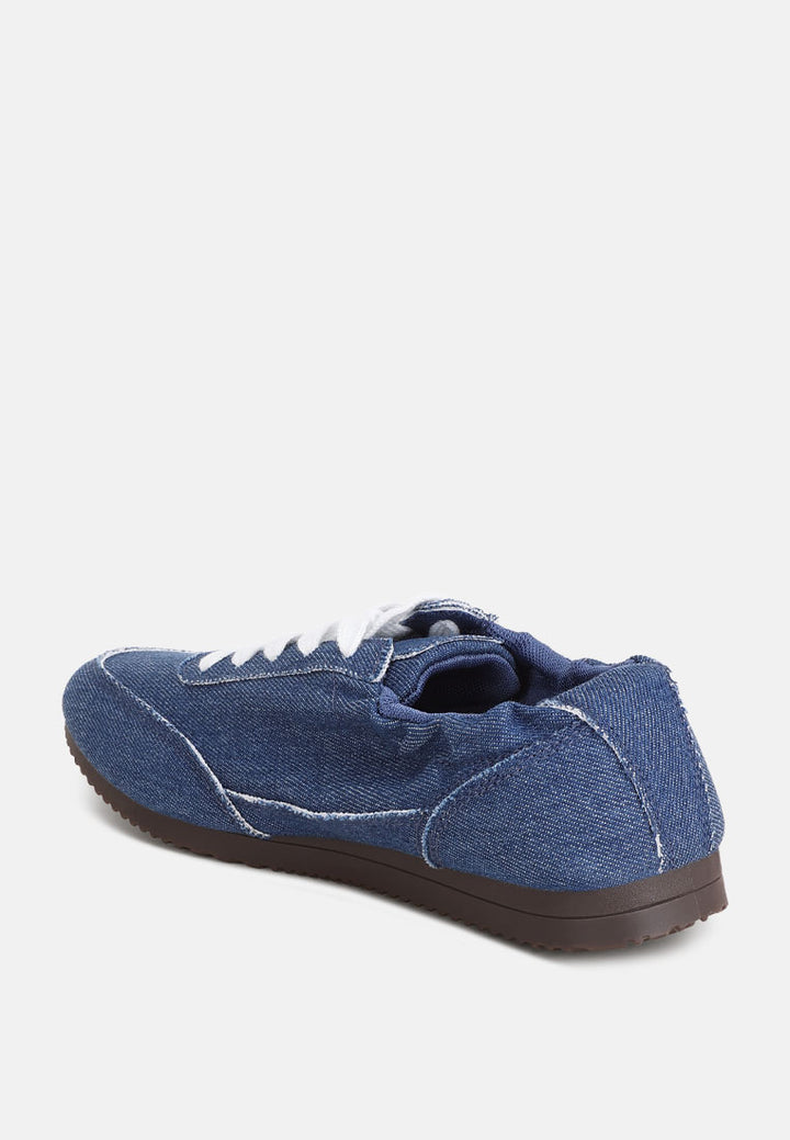 Sariel Gathered Ballet Sneakers#color_blue