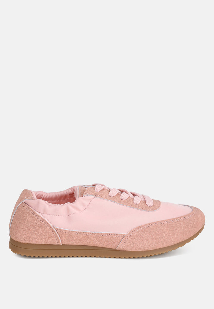 Sariel Gathered Ballet Sneakers#color_pink