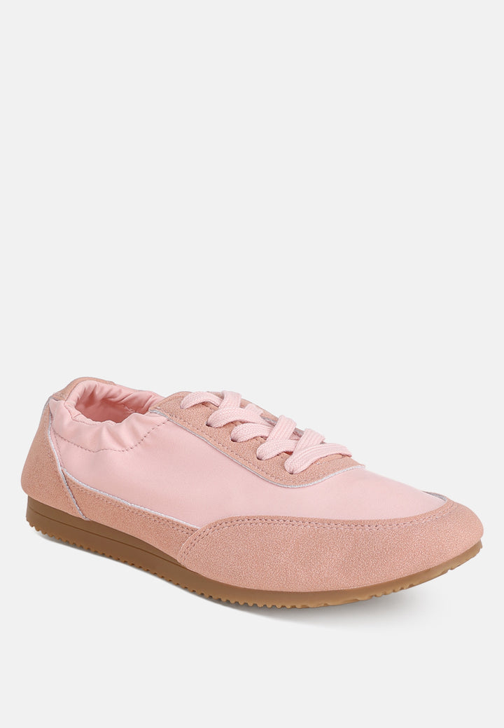 Sariel Gathered Ballet Sneakers#color_pink