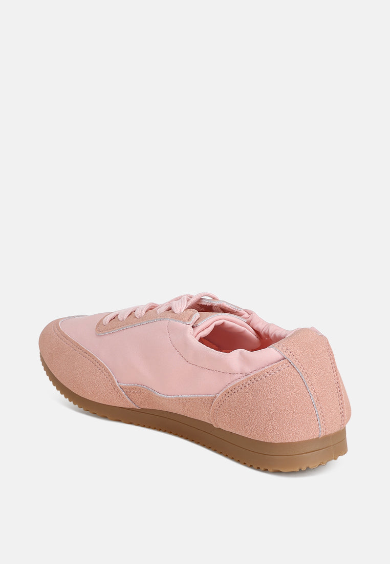 Sariel Gathered Ballet Sneakers#color_pink
