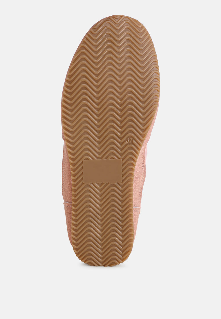 Sariel Gathered Ballet Sneakers#color_pink