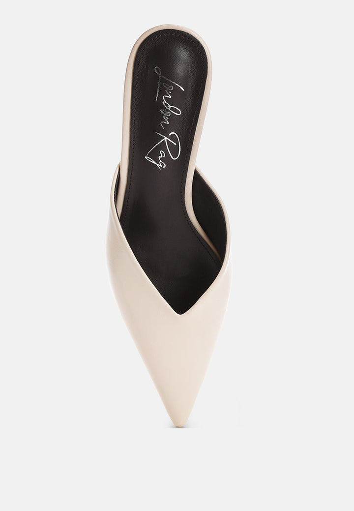 Revasta Kitten Heel Mules#color_ivory