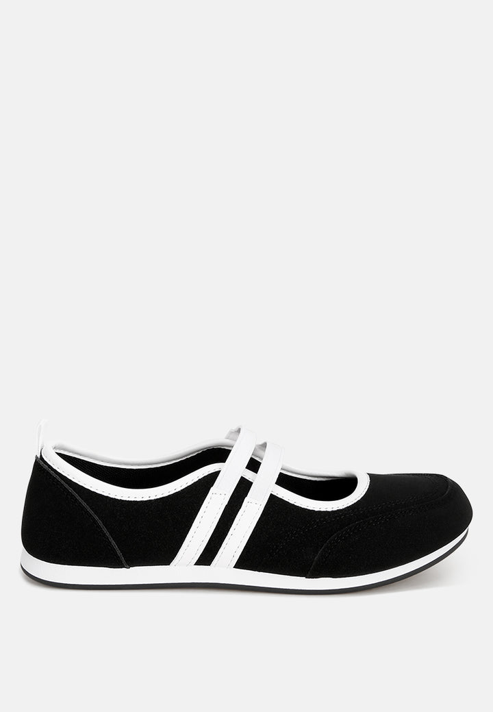 Sorin Elasticated Midfoot Strap#สี_ดำ-เรียบ