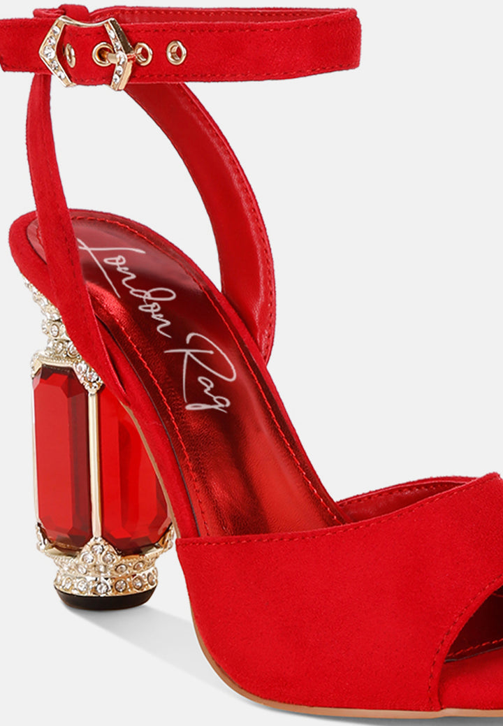 jewel heel sandals#color_red