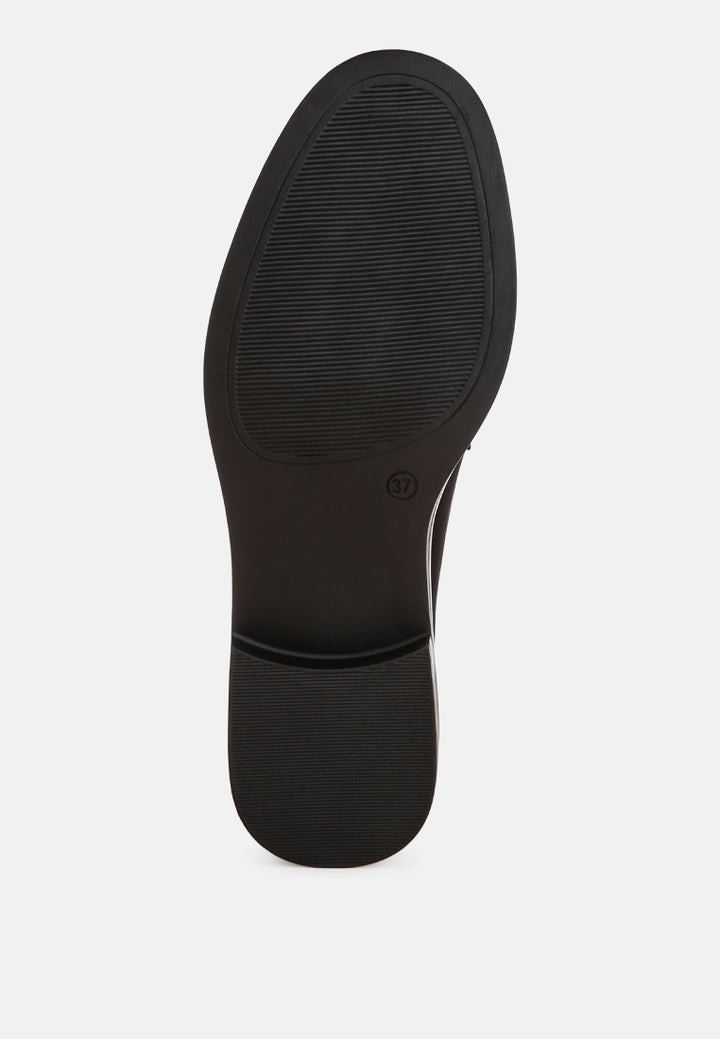 cavendish penny strap accent loafers#color_black-suede