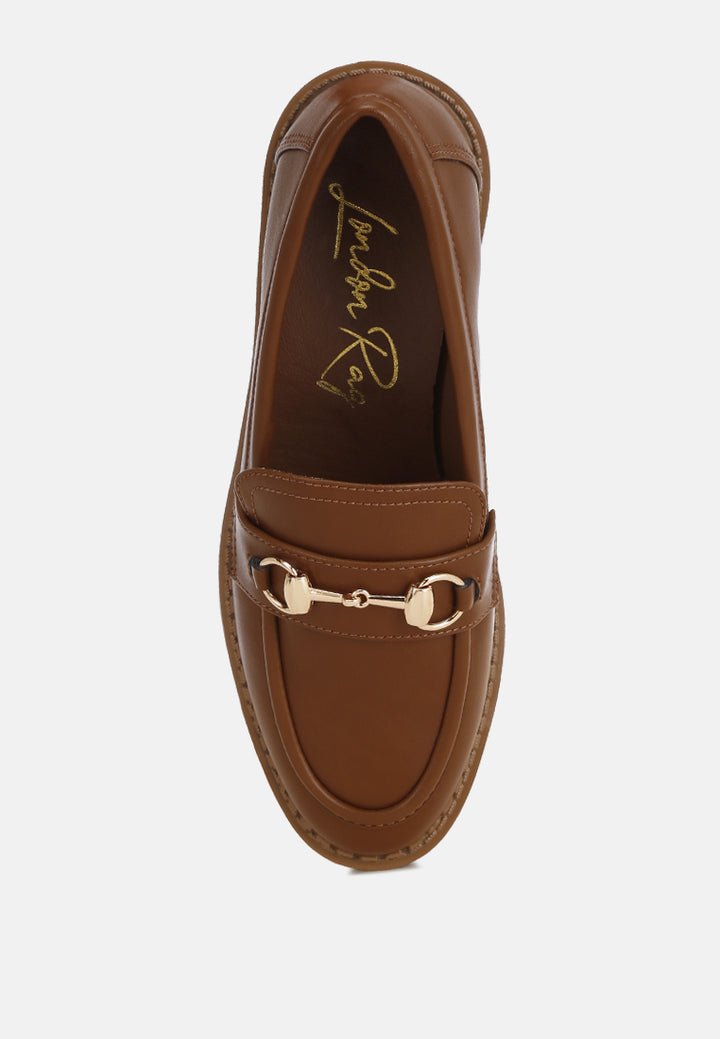 cavendish penny strap accent loafers#color_brown-smooth