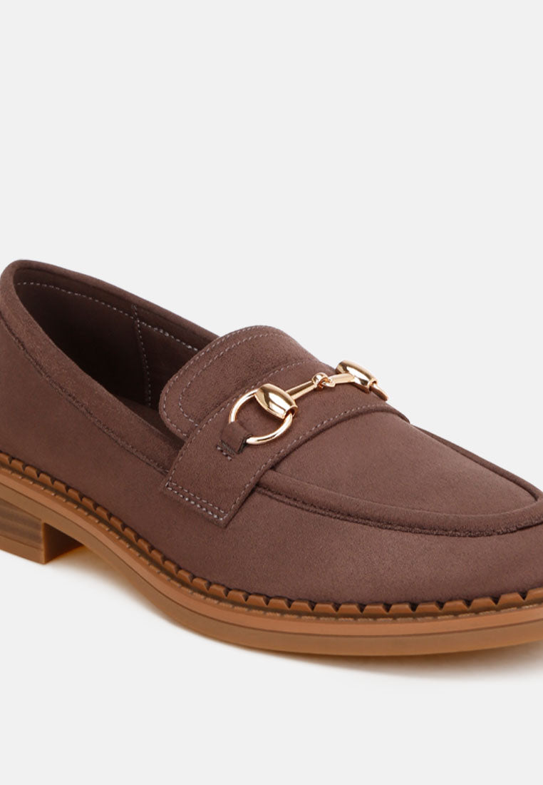 cavendish penny strap accent loafers#color_taupe-suede