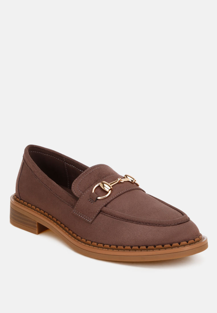 cavendish penny strap accent loafers#color_taupe-suede
