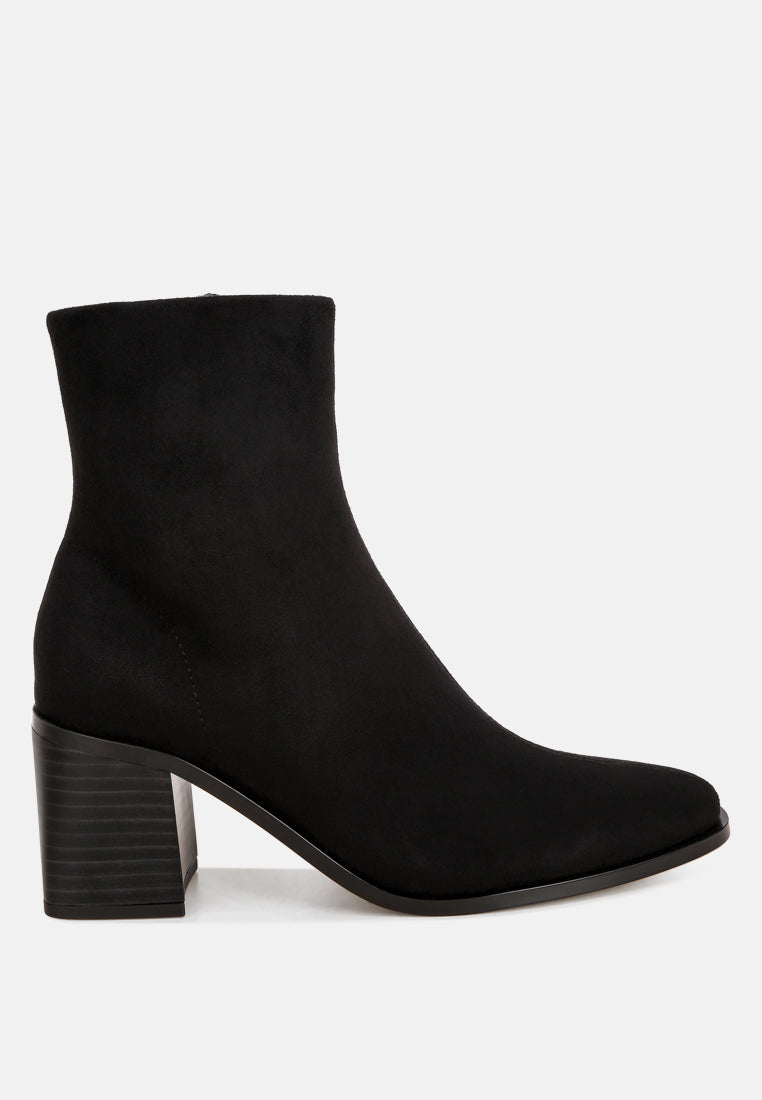 london rag Botines cómodos para todo el día de mujer de motes#color_black-suede