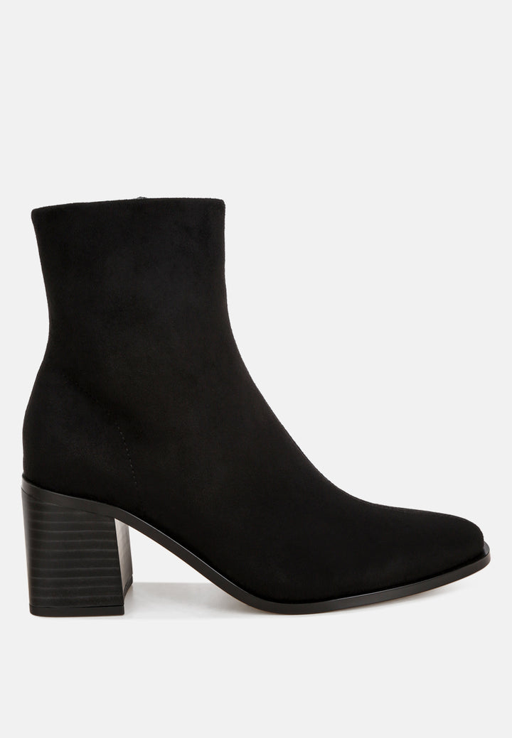 london rag Botines cómodos para todo el día de mujer de motes#color_black-suede