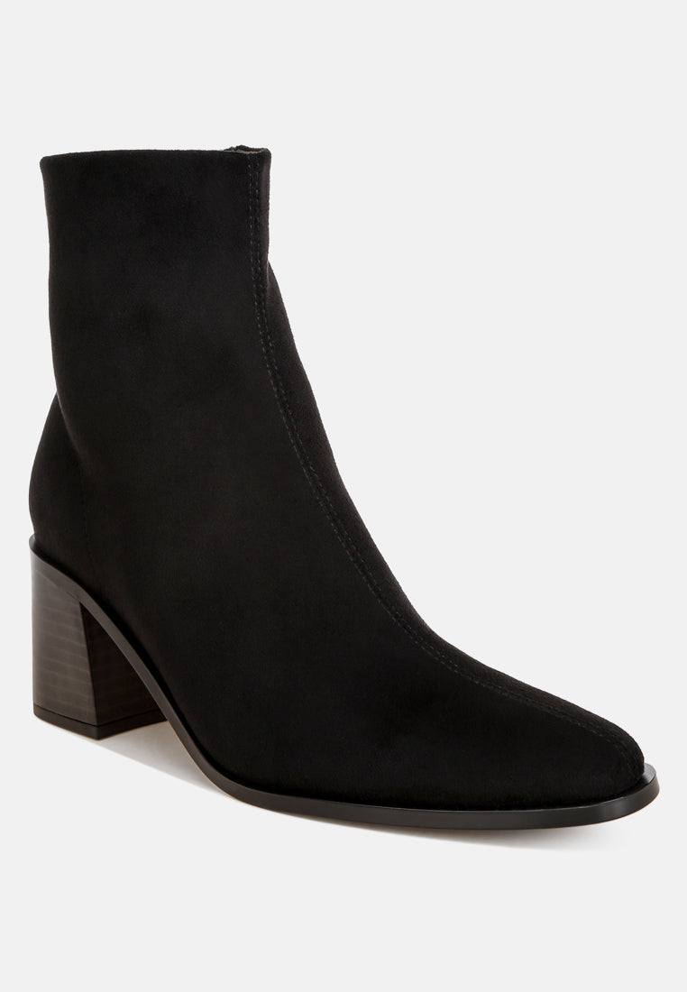 london rag Botines cómodos para todo el día de mujer de motes#color_black-suede