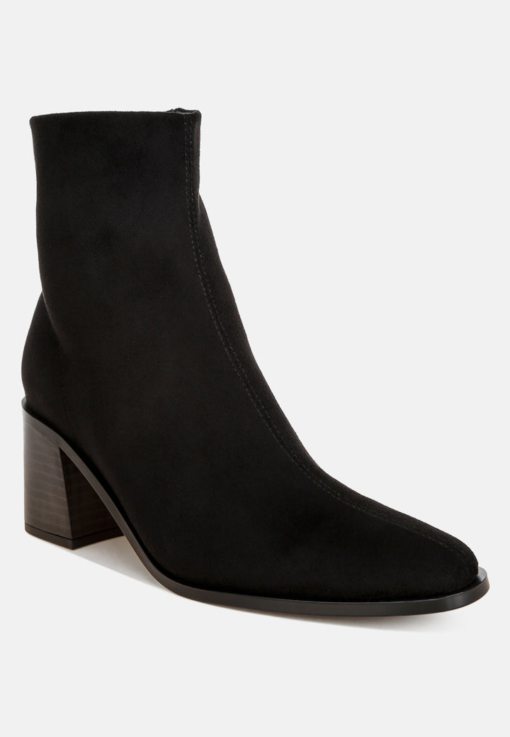london rag Botines cómodos para todo el día de mujer de motes#color_black-suede