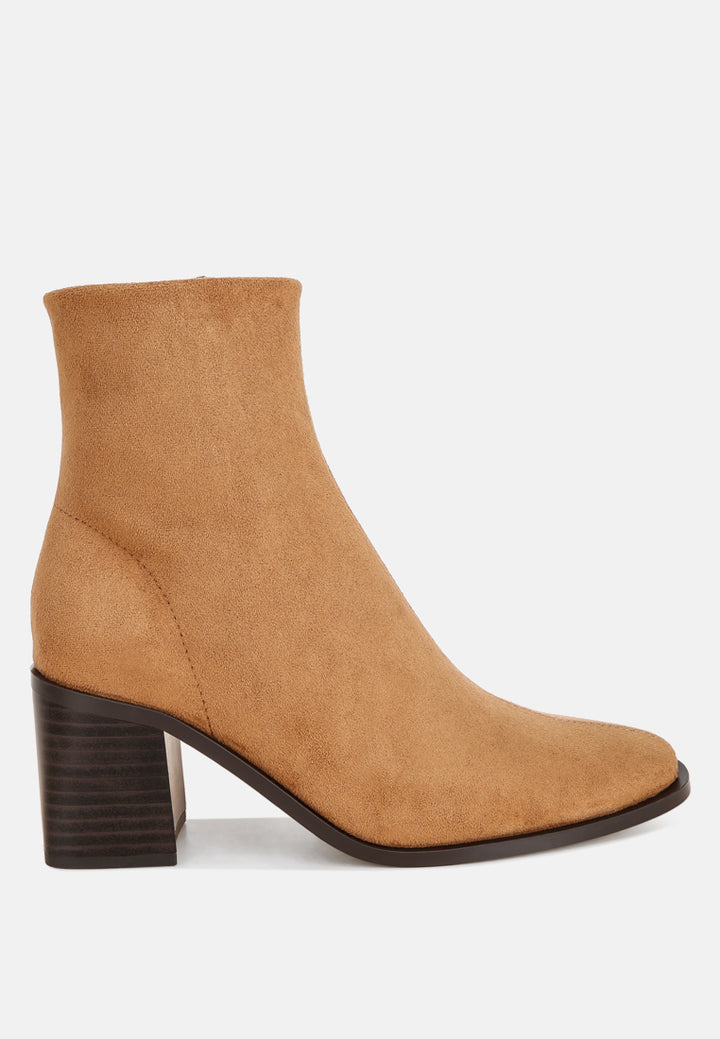 london rag Botines cómodos para todo el día de mujer de motes#color_tan-suede