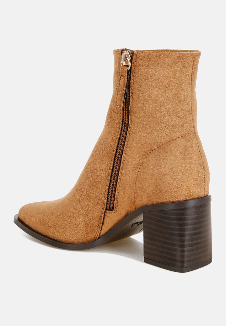 london rag Botines cómodos para todo el día de mujer de motes#color_tan-suede