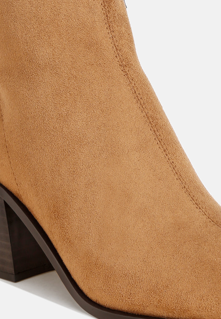 london rag Botines cómodos para todo el día de mujer de motes#color_tan-suede