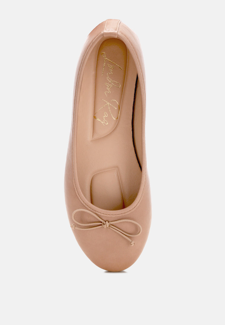 Clarendra Stretch Fit Ballet Flats#color_taupe-smooth