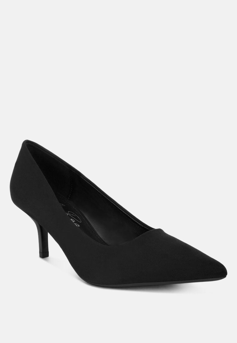 Tacones de tacón con punta en punta Iridese#color_black-suede