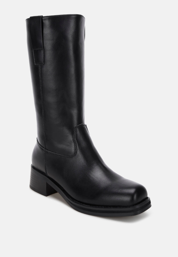Basala Paneling Detail Boots#color_black