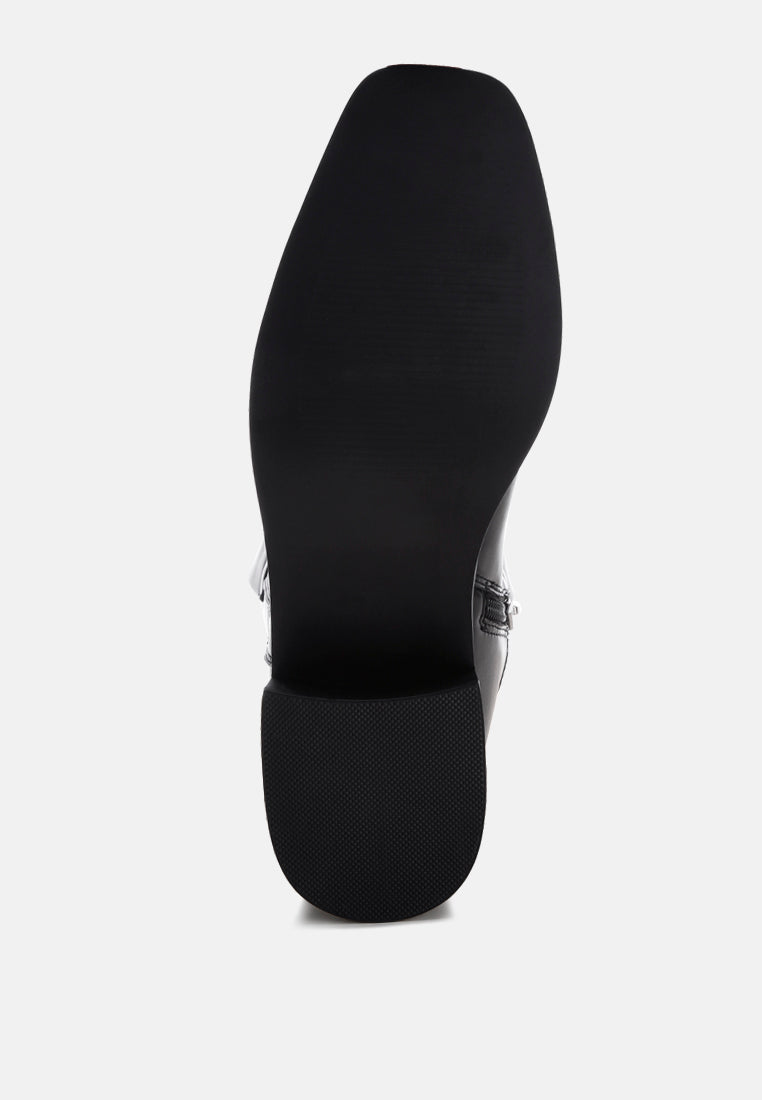 Basala Paneling Detail Boots#color_black