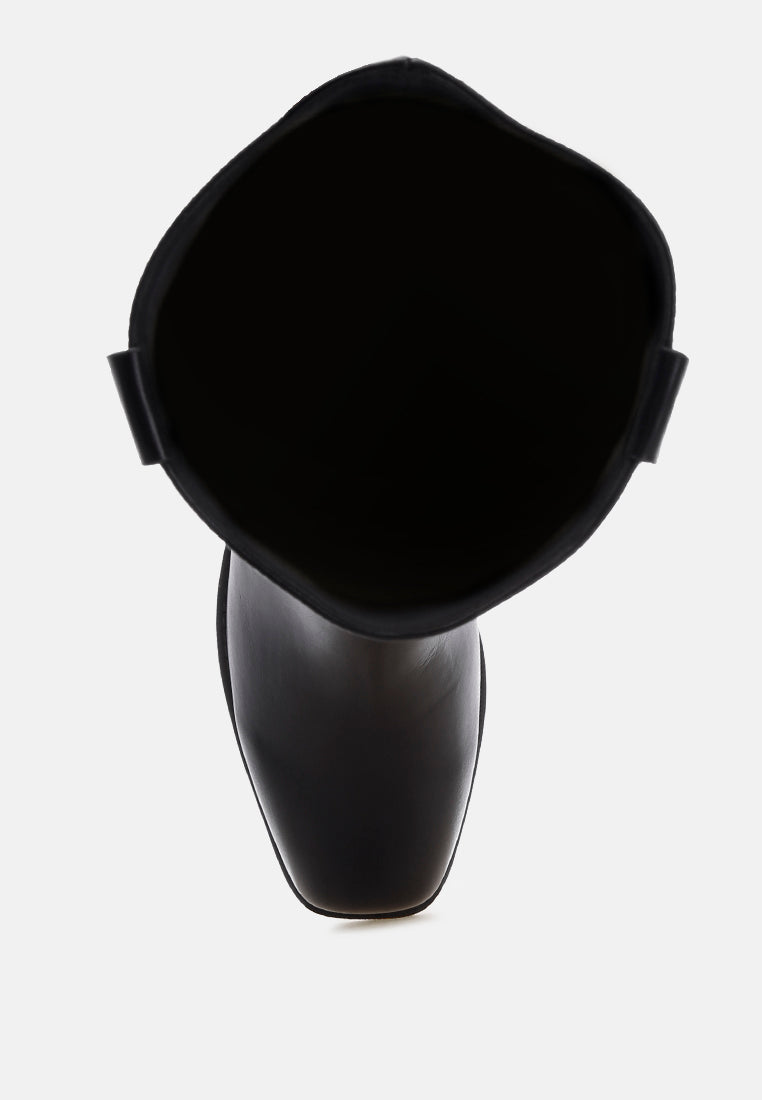 Basala Paneling Detail Boots#color_black