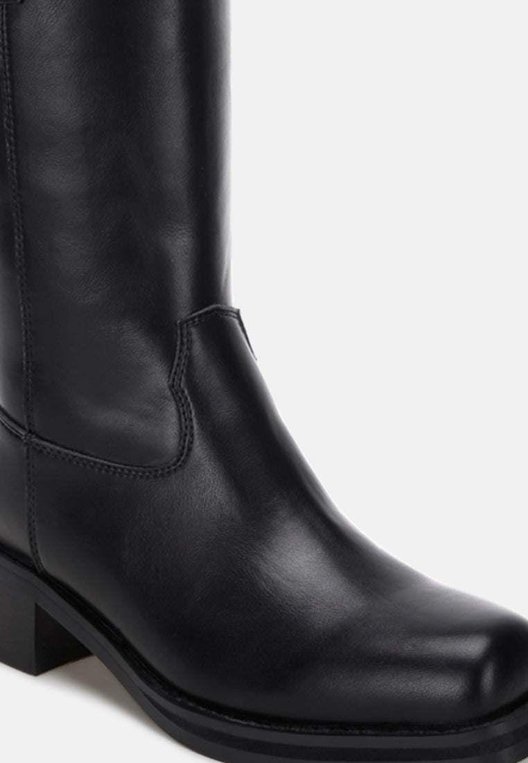 Basala Paneling Detail Boots#color_black