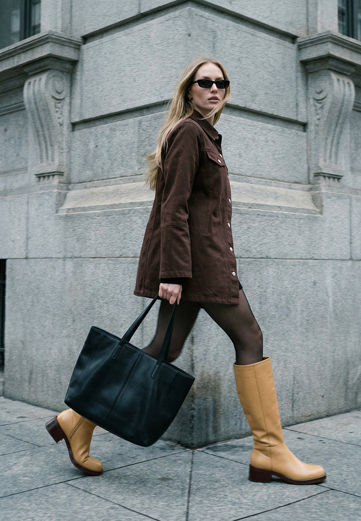 Golda Knee High Block Heel Boots#color_tan-smooth