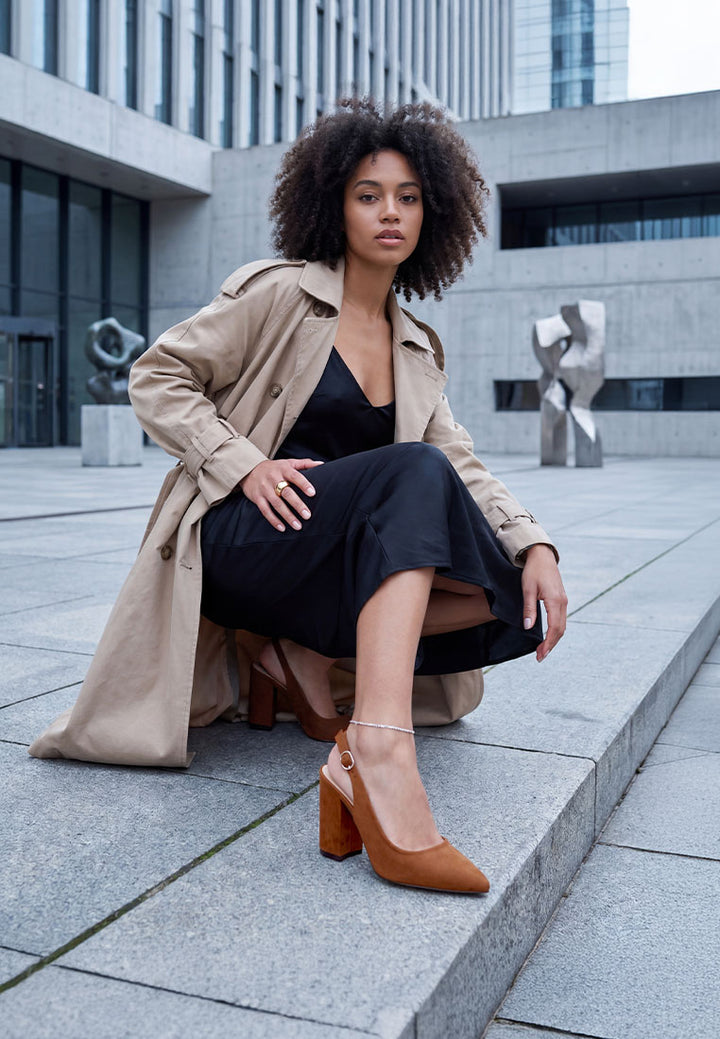 omaga pin buckle slingback heels#color_brown-suede