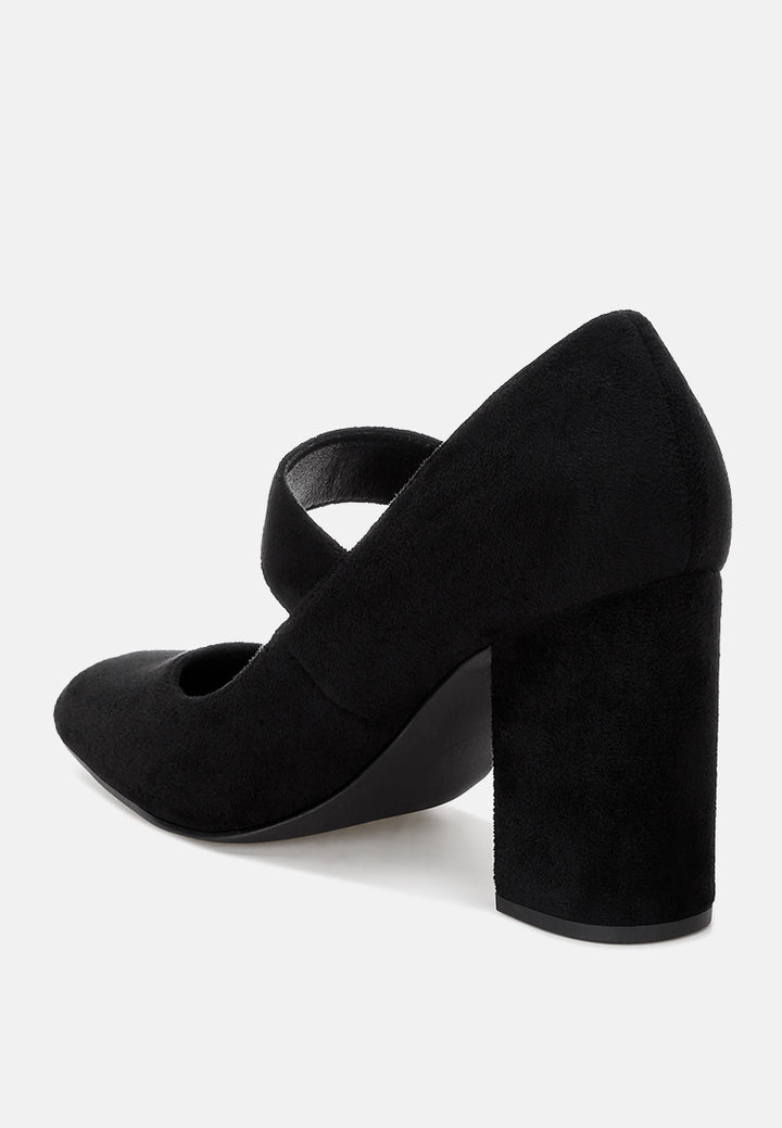 Mayuza Sandalias con tiras y punta cuadradacolor_negro-ante