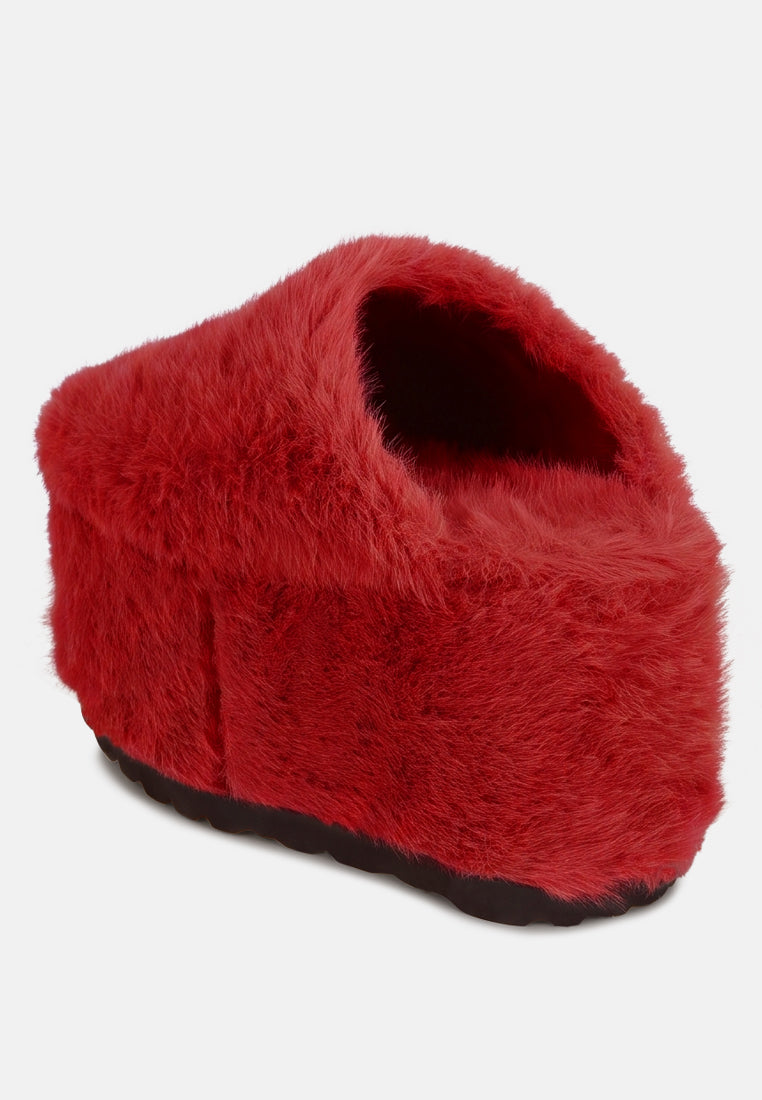 Walkwave Flatform Heel Slip Ons#color_red
